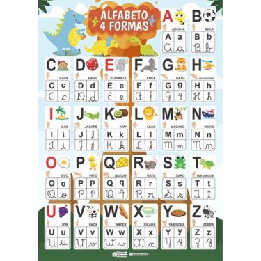 Imagem de Alfabeto 4 Formas - Dinossauros - Home E Planner