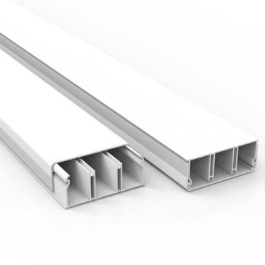 Imagem de Canaleta 50x20 Branca 2M Enerbras, Branco