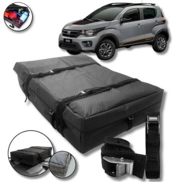 Imagem de Bolsa Maleiro Teto Impermeável + Cinta 175l Fiat Mobi Todos - BR18