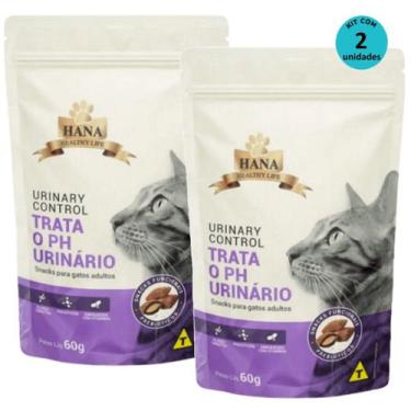 Imagem de Kit 2 Snacks Hana Healthy Life Urinary Control P/ Gatos Adultos- 60g