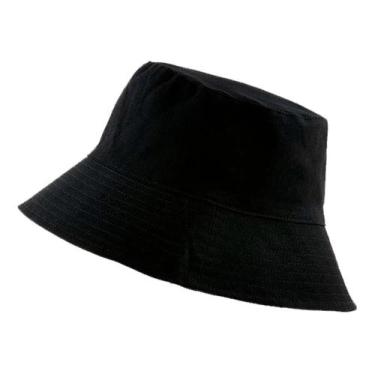 Imagem de Chapéu Bucket Hat Cata Ovo Liso Várias Cores - Rei dos Chapéus, Preto,