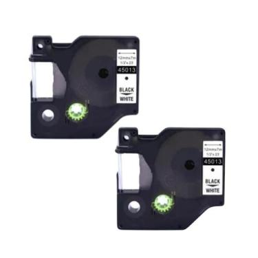Imagem de 2 Fitas Dymo COMPATIVEL Branca D1 45013 COLORPOP LM210 LM160 - Masterp