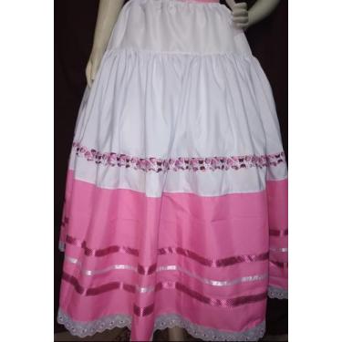 Imagem de Saia Criança Erê Cupcake Rosa Umbanda Candomblé Roupa de Santo  tamanh