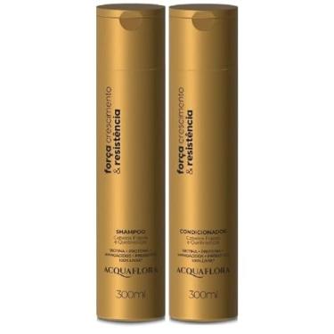 Imagem de Kit Acquaflora Shampoo e Condicionador, 300ml (Força Crescimento)