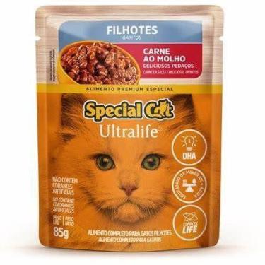 Imagem de Sachê Gato Filhote 85gr Special Cat - Special Dog, Carne