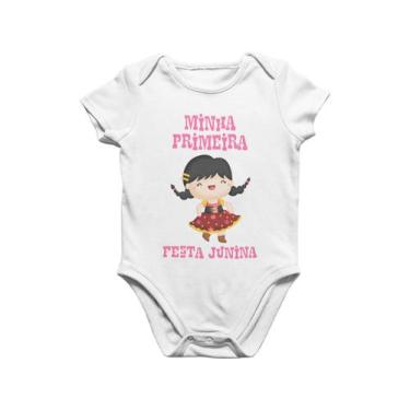 Imagem de Body Bebê Minha Primeira Festa Junina Branca - Del France, G