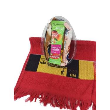 Imagem de Kit Presente de Páscoa para Academias + Barra de cereais + Toalha fitn