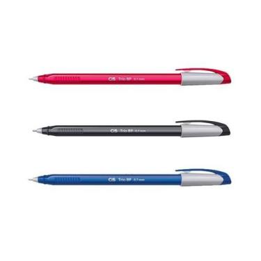 Imagem de  Canetas Trio BP Caixa com 24 Peças da Cis/ WX GIFT, Azul