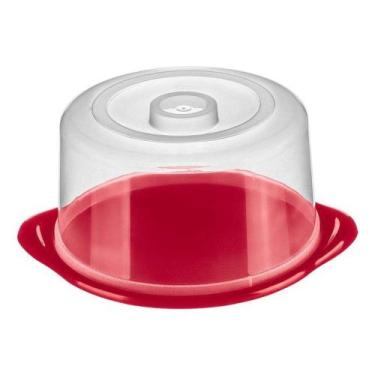 Imagem de Porta Bolo Plástico - Cor Vermelha - SANREMO