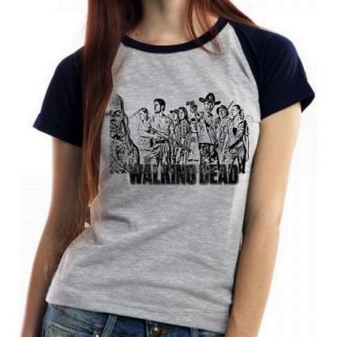 Imagem de Baby look blusa feminina ou Camiseta unissex The Walking Dead Serie - 