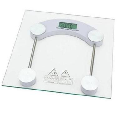 Imagem de Balança Digital Banheiro Corporal Quadrada 180kg - 123Útil