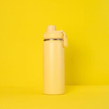 Imagem de Garrafa Aço Inox 780ml - LLAM Store - Tampa Rosqueável com Alça e Veda