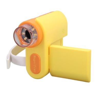 Imagem de Microscópio para Crianças, Microscópio Portátil para Crianças 1000X, Câmera de Microscópio Portátil Com Luzes LED e Tela LCD de 2 '', Microscópio Portátil de Bolso, Kit de