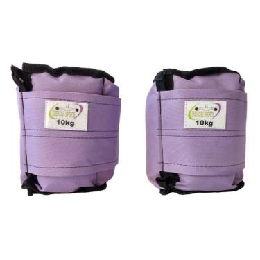 Imagem de Tornozeleira / Caneleira 10 KG Lilas - Exercise Sports