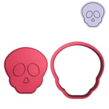 Imagem de Cortador Marcador Separado Caveirinha Olhos Grandes - DOCE IMPRESSO, 4