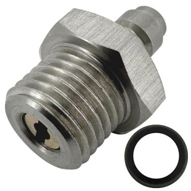 Imagem de HMKUGO M14 x 1,5 Rosca Macho PCP Paintball Conexões de Carregamento, Aço Inoxidável 8 mm Adaptador de Plugue de Desconexão Rápida