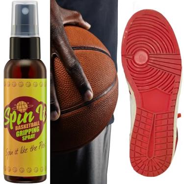 Imagem de Spin-iT Spray de aderência de basquete 113 g - Spray de aderência definitiva para tênis de basquete e aderência de mão de basquete aprimorada
