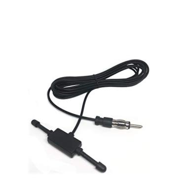 Imagem de Antena dipolo universal AM FM para veículos, carros, caminhões, SUV, rádio, estéreo, receptor, sintonizador, adesivo oculto, antena de rádio com conector DIN