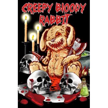 Imagem de Creepy Bloody Rabbit: Halloween Lined Journal Notebook | Scary Halloween Autumn Diary | Lined Notebook To Write In With Creepy Horrify Halloween ... | Great Gift Ideas For Kids And Adults