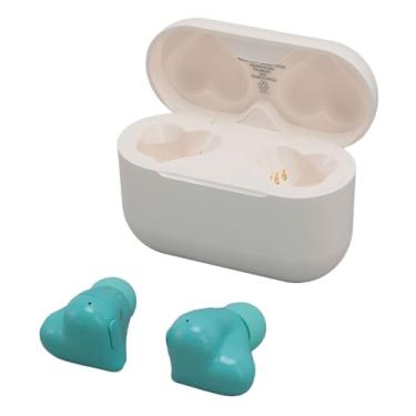 Imagem de Fones de Ouvido Sem Fio Em Formato de Coração | Som Estéreo HIFI | Fones de Ouvido 5.3 à Prova d'água Com Estojo de Carregamento para Meninas e Mulheres (Azul claro)