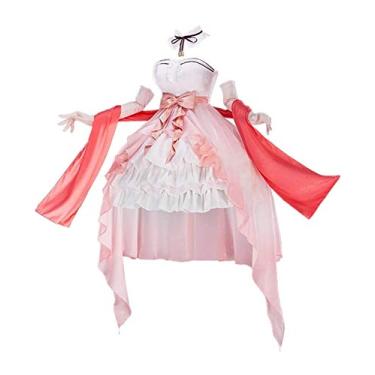 Imagem de Saenai Heroine no Sodatekata Cosplay Kato Megumi Fantasia Cosplay Saia Rosa Conjunto Completo, Tamanho:, Small