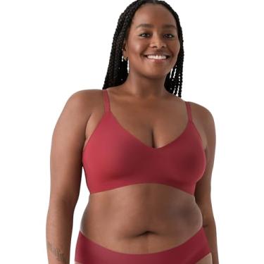 Imagem de True & Co Sutiã feminino com costas nadador triangulares, Granada vermelha, GG
