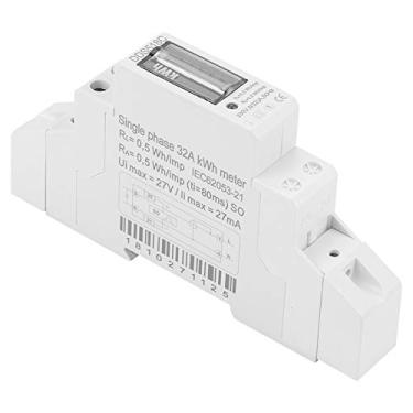 Imagem de Medidor de Energia Monofásico Din Rail Dds518c 5-32a 230v 50hz-eletrômetro Confiável para Medição Precisa do Consumo de Energia
