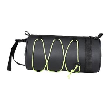 Imagem de Aymzbd Bolsa frontal para bicicleta Bolsa de ombro Bolsa para quadro de bicicleta Bolsa para guidão de bicicleta Uso em viagens Bicicletas de montanha e, Corda Verde
