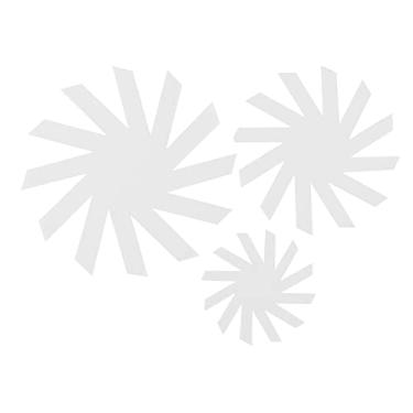 Imagem de Conjunto de Modelo de Cesta de Armazenamento Em Espiral de 3 Unidades, Régua de Corte para Costura, Artesanato, Criações Artísticas, 8 pol., 12 pol., 15 pol., Material PET para