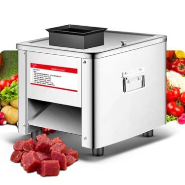 Imagem de Cortador de carne elétrico de 850 W Máquina de cortar carne desfiada 330 lb/h para carne de porco desossada, frango e peixe para uso familiar e comercial,7mm