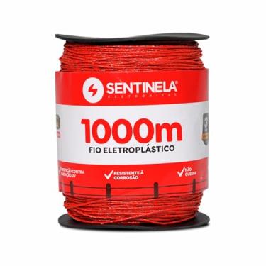 Imagem de Fio Eletroplástico Para Cerca Elétrica 15x3 Aço Inox 1.000m Sentinela (LARANJA)