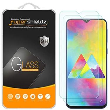 Imagem de Supershieldz (Pacote com 2) Protetor de tela de vidro temperado projetado para Samsung Galaxy M20, antiarranhões, sem bolhas