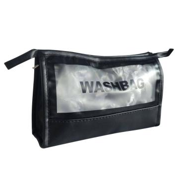 Imagem de Washbag Necessaire de PVC Pequena Organizador De Malas de Viagem Com Zíper