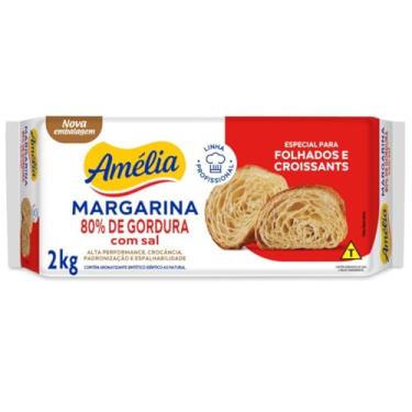 Imagem de Margarina Para Uso Em Folhados E Croissants 2kg - Amélia