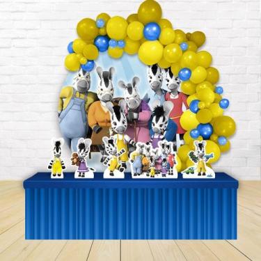 Imagem de kit festa painel redondoDecoração ZOU 1,50 Diâmetro - IMPAKTO VISUAL