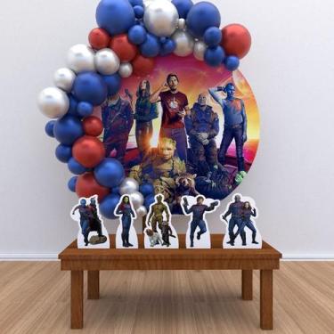Imagem de Kit Festa Painel Redondo Gardioes da Galaxia 3- IMPAKTO VISUAL