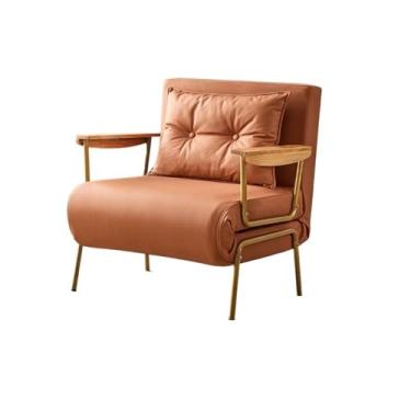 Imagem de Sofá-cama - Sofá-cama conversível ajustável sofá-cama moderna de couro sintético reclinável para sala de estar/escritório em casa/camas de hóspedes/apartamento/loft no andar de cima, sofá-cama