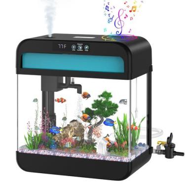 Imagem de Aquário Wilody 8,3L com Umidificador, Música e Luz