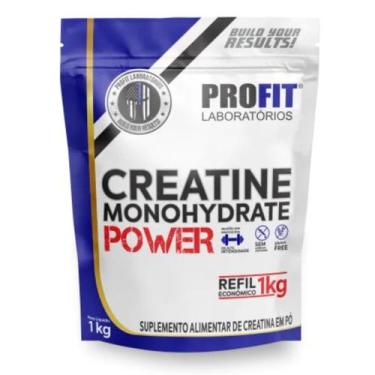 Imagem de Creatina Monohidratada Power Profit 1kg Refil Sabor Natural - Profit L