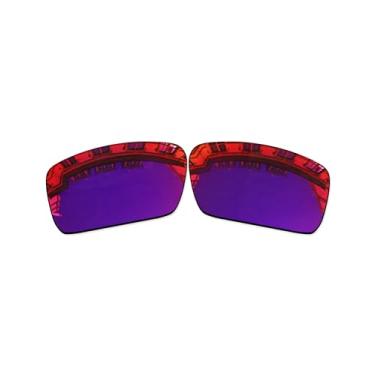 Imagem de Vonxyz Lentes de reposição para óculos de sol Oakley Twitch - Midnight MirrorCoat polarizado