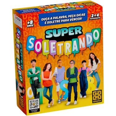Imagem de Jogo De Tabuleiro e Cartas Super Soletrando Grow