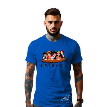 Imagem de Camiseta Personagens Anime Camisa Uzumaki Naruto Goku Boku No Hero One