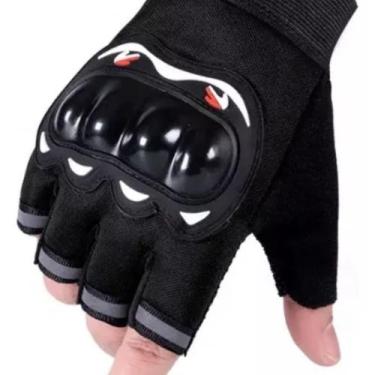 Imagem de Luva De Moto Bike Meio Dedo Motoqueiro Motocross Esportivo material si