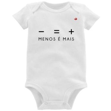 Imagem de Body Bebê Menos é Mais - Foca na Moda, Branco, GG