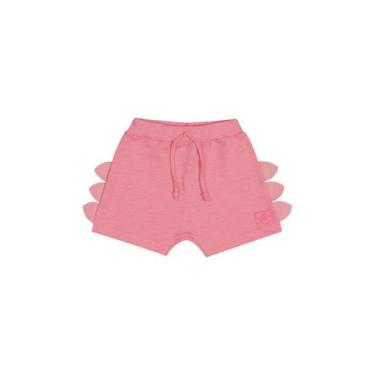 Imagem de Short Unissex em Moletinho para Bebê Quimby, Rosa, P