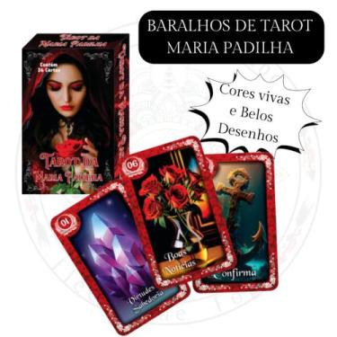Imagem de Baralho Tarot Maria Padilha Pomba Gira 36 Cartas com Manual - Baralhos