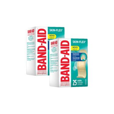Imagem de Kit 50 Curativos Band-Aid Flex