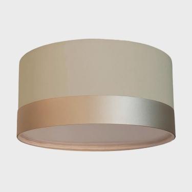 Imagem de Luminária de Teto Plafon Sobrepor 2 Lâmpadas 30cm Tom Luz Iluminação