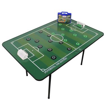 Imagem de Mesa Média Futebol de Botão e Maleta com 2 Times - 10274130
