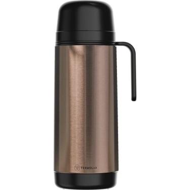 Imagem de Garrafa térmica termolar lúmina rolha 1 litro aço inox cobre